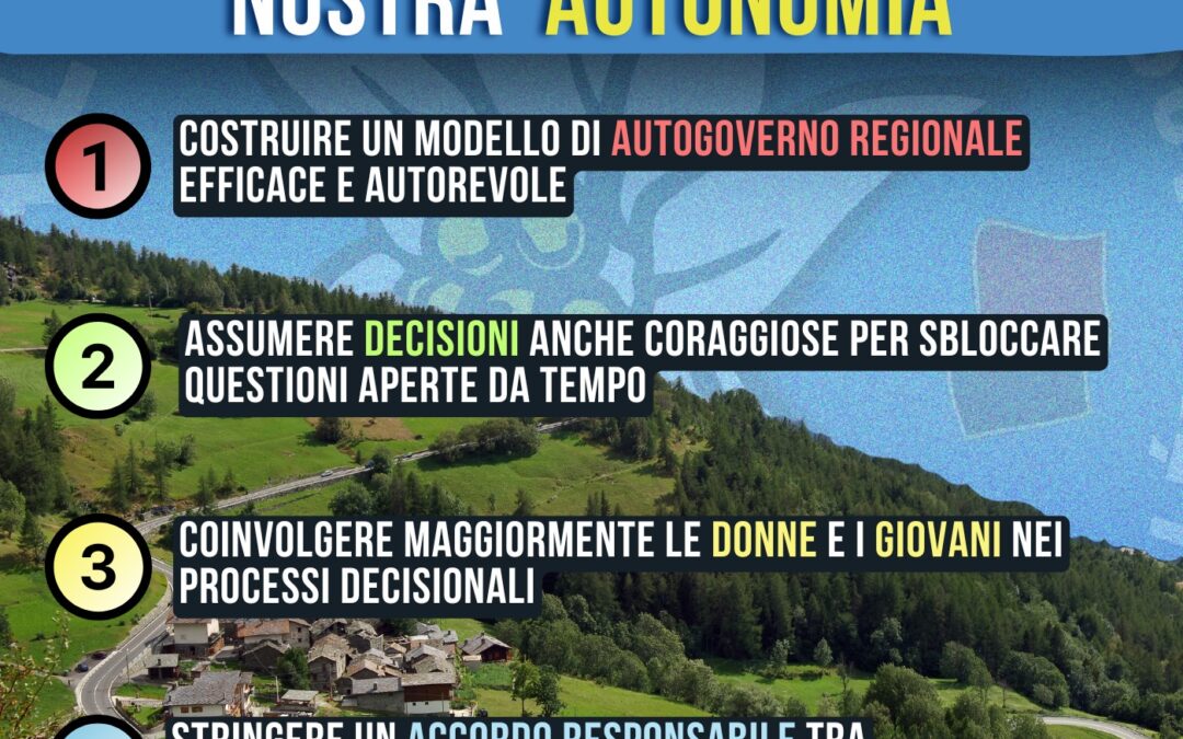 Insieme per il futuro della nostra Autonomia